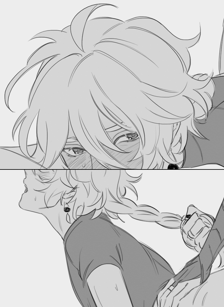 #GenshinImpact #ScarAether 

If he tugs on your hair it means he probably likes you (тм)

🐱 airbending part is in The Backrooms (bio)