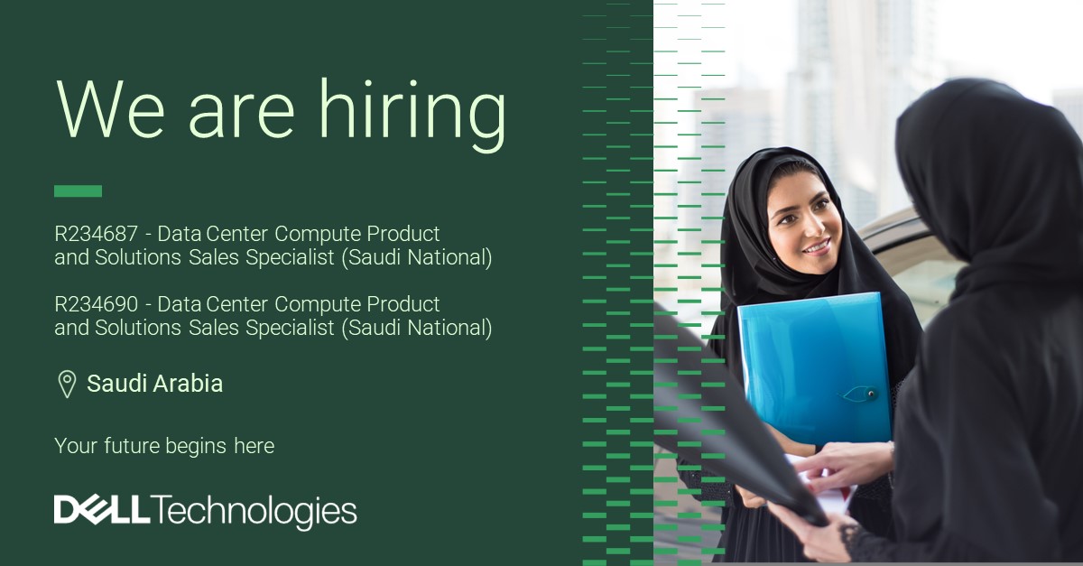 We are expanding our Data Center Compute Team in the Kingdom! 
➡️bit.ly/3tEt6MK
➡️bit.ly/46NT274 
For more opportunities, Make your move at jobs.dell.com

#TalentAcquisitionMETA #Iwork4Dell #LifeatDellMETA