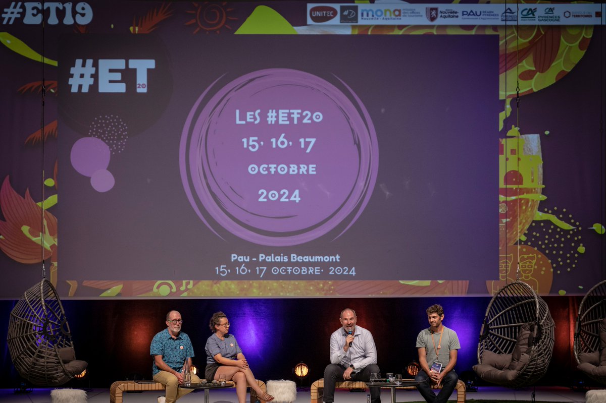 Etourisme's tweet photo. Vous étiez plus de 700 participants aux #ET19 ! 🤩
Toute l'équipe des Rencontres Nationales du Etourisme vous remercie pour votre participation et votre joie de vivre !
RDV les 15,16 et 17 octobre 2024 pour les #ET20 !
@UNITEC_Bdx @dublanchet @monatourisme @NvelleAquitaine https://t.co/vPr9cQLzcQ