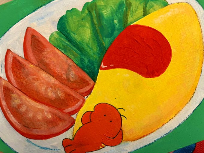 「ketchup lettuce」 illustration images(Latest)