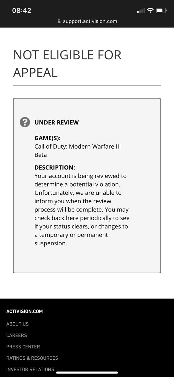 raveeeeezz's tweet photo. @ModernWarzone Same here. Pre ordered to play the beta earlier. After one good game in the sweaties lobbies ever i got shadowbanned! Thanks @Activision @SHGames for nothing!! https://t.co/smDCM6pwlV
