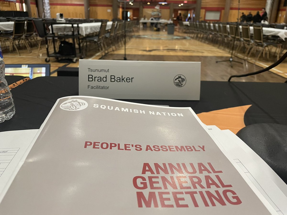 bradleyrbaker's tweet photo. Thank you @SquamishNation leadership for entrusting the facilitator role with me for the People’s Assembly on Friday/Saturday. Dialogue with other members was incredible - continue to move forward . #SquamishNation #GiveBack #VoicesHeard #goforwardwithcourage https://t.co/nNusyoJ3tn