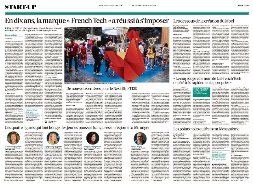 🎂La French Tech fête ses dix ans ! Le service start-up des Echos revient en longueur sur la genèse de l'écosystème, les personnes qui l'incarnent, ses points noirs et les nouveaux critères du Next 40 lesechos.fr/start-up/ecosy…