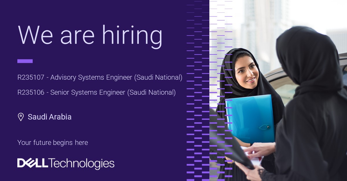 We are expanding in the Kingdom!

➡️bit.ly/3ZSZEyM
➡️ bit.ly/3QeN21G

For more opportunities, Make your move at jobs.dell.com

#TalentAcquisitionMETA #Iwork4Dell #LifeatDellMETA