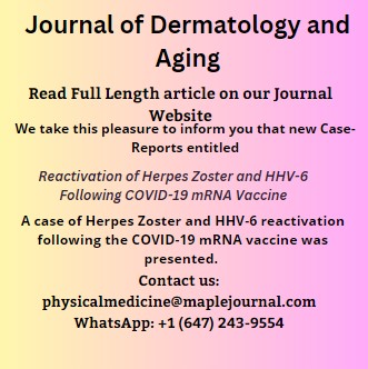 journal_aging's tweet photo. 🌟 Exciting Announcement! 📢
I'm thrilled to share with you an insightful article titled "Reactivation of Herpes Zoster and HHV-6 Following COVID-19 mRNA Vaccine" 🗒️
🔗 Read the full article here: https://t.co/wDEyKtmJDO
#COVID19 #herpes #vaccine #dermatology #aging https://t.co/TpFfyi2lT8
