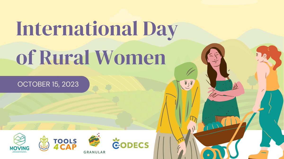 Yesterday was #RuralWomensDay 👏On this occasion, inspiring #RuralWomen from #HorizonEU projects @CODECS,@ruralgranular ,@TOOLS4CAP & @MOVINGH2020 share insights on the global cost-of-living crisis.

Let's celebrate the resilience, strength & determination of rural women👩‍🌾#IRWD23