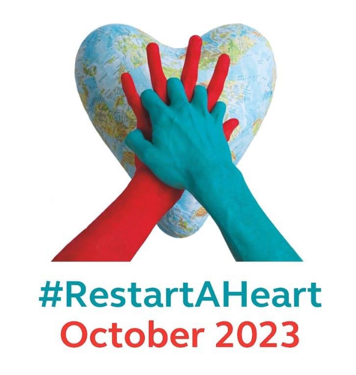 Restart a Heart Day 2023 🫶 Restart a Heart (RSAH) is an annual initiative led by Resuscitation Council UK which aims to increase the number of people surviving out of hospital cardiac arrests. Look out for more tweets throughout the day #RestartAHeart @ResusCouncilUK @HHFTnhs