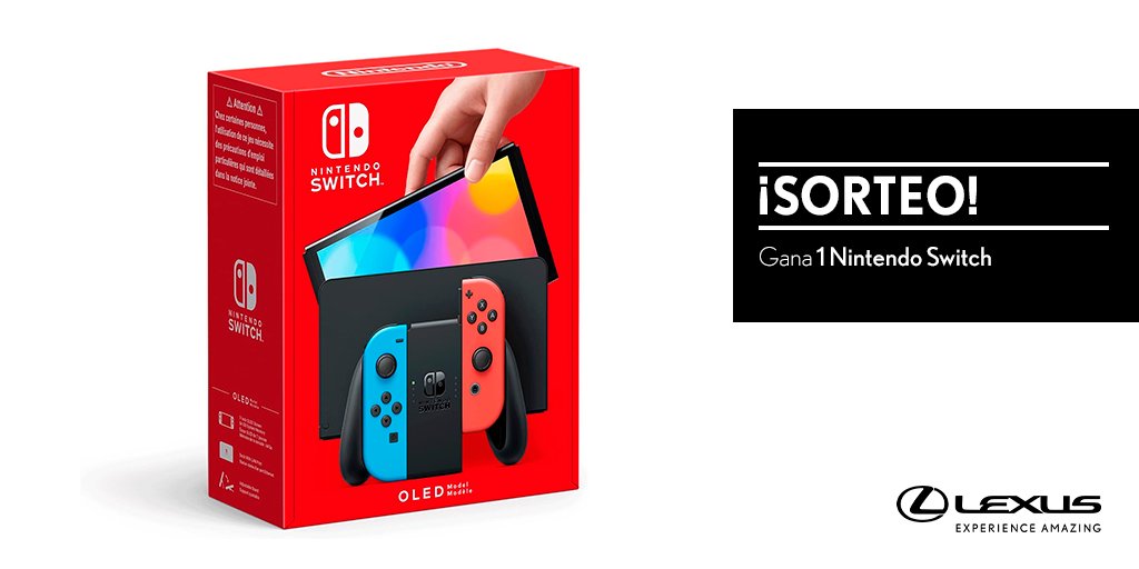SORTEO | Haz RT y consigue una Nintendo Switch de #LexusUtility Bases Legales: brnw.ch/21wDxUT