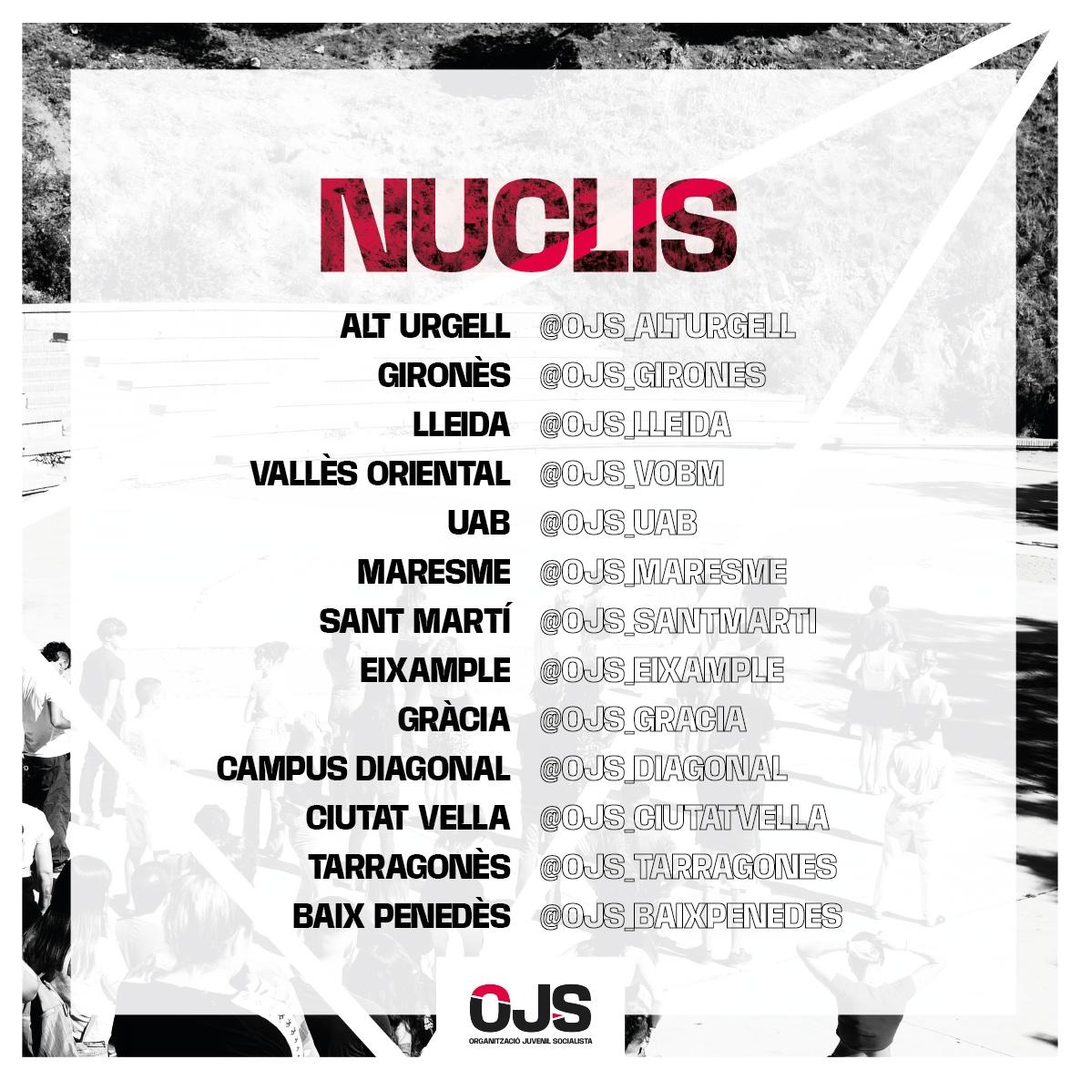 OJS_CAT's tweet photo. 🌐 PRESENTEM ELS PRIMERS NUCLIS DE L'OJS DE CATALUNYA

Necessitem les eines necessàries per defensar-nos del violent dia a dia que ens condemnen a viure.

➡️ Us convidem a les presentacions d'arreu del territori, on explicarem quines són les seves funcions, tasques i objectius 👇 https://t.co/dfceJx1X7f