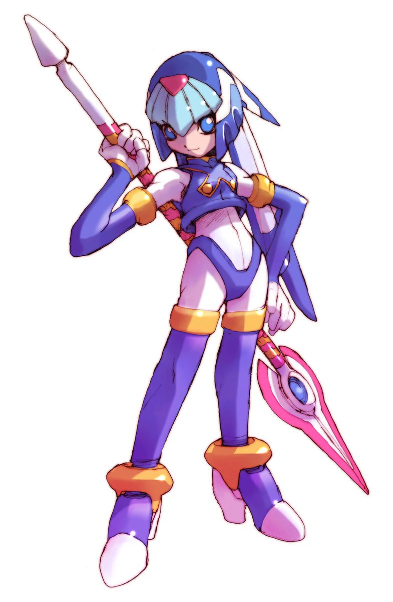 「ロックマンゼロシリーズ、キャラデザが妙にエロチックなんだよな。レプリロイドなのに」|ローレンのイラスト