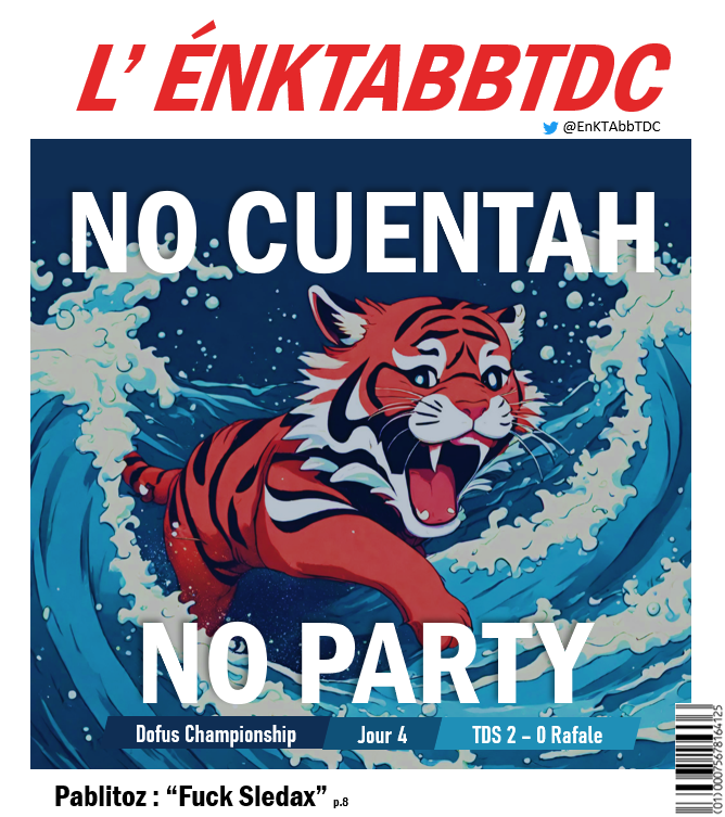 [ENKTAbbTDC] La une du jour avec la victoire nette de TDS contre Rafale lors du choc de la 4eme journée