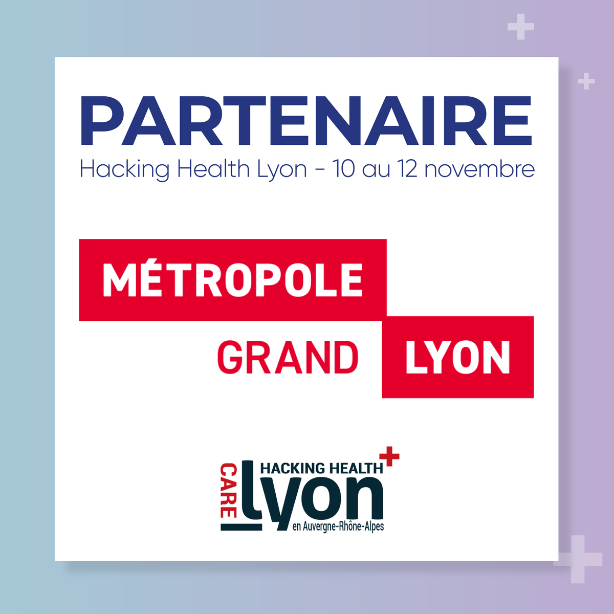 Hacking Health Lyon (@hh_lyon) on Twitter photo Merci <a href="/grandlyon/">Métropole de Lyon</a> pour le soutien ! Le #HHLyon est aligné avec la vision de la Métropole, axée sur le "bien vivre, en bonne santé" de ses habitants et le rapprochement ville-hôpital.
👉 Plus d'infos : swll.to/E6UgO
#innovation #health #hackathon #lyon #santé Merci <a href="/grandlyon/">Métropole de Lyon</a> pour le soutien ! Le #HHLyon est aligné avec la vision de la Métropole, axée sur le "bien vivre, en bonne santé" de ses habitants et le rapprochement ville-hôpital.
👉 Plus d'infos : swll.to/E6UgO
#innovation #health #hackathon #lyon #santé