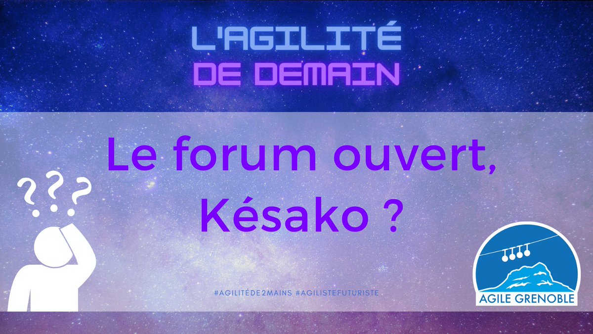 Le forum ouvert, c'est quoi exactement ? Pour vous répondre, nous avons une page dédiée sur notre site : 
ow.ly/VAHr50PVAAz 
et un retour d'expérience de Julien : ow.ly/YUEB50PVAAA