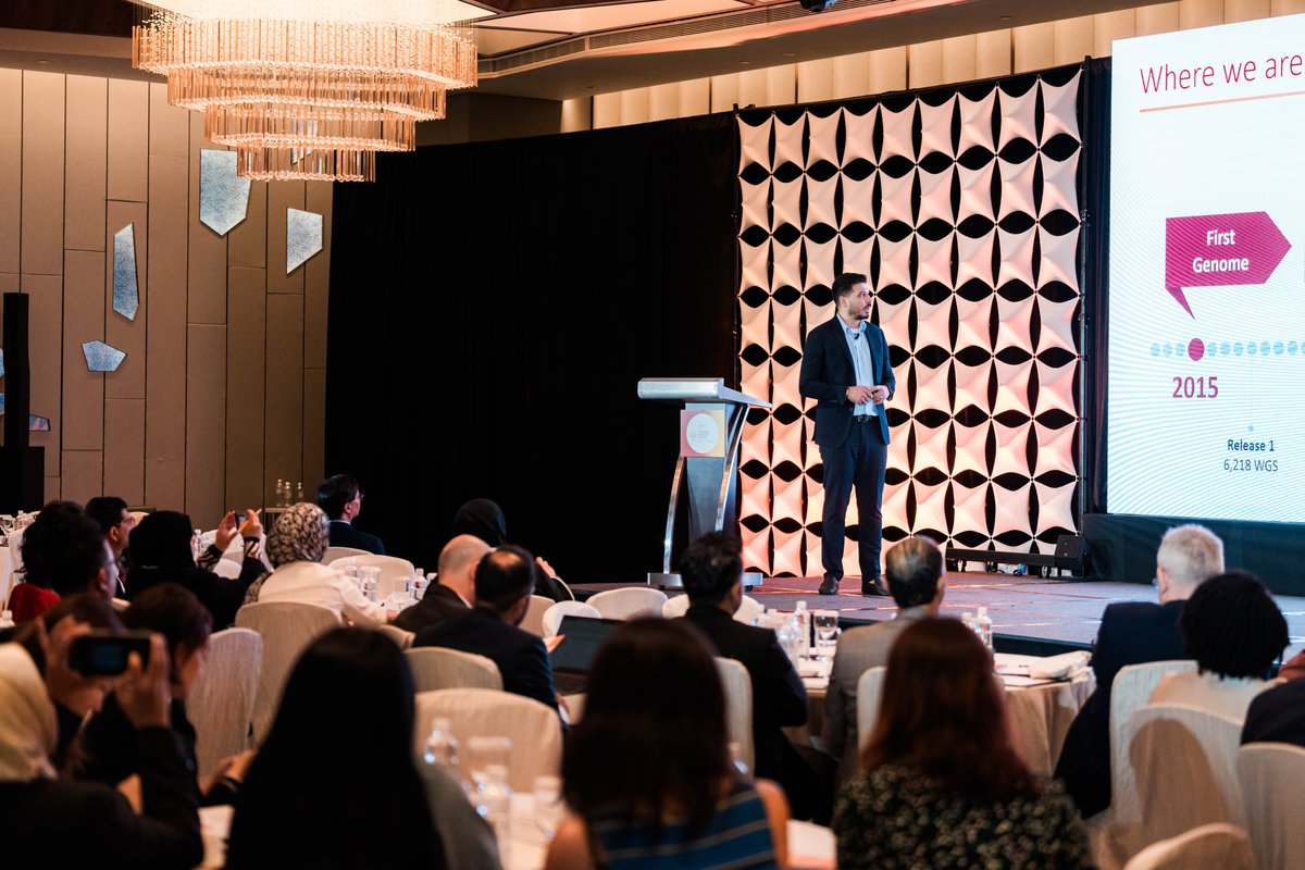 chadi_saad_'s tweet photo. Thrilled to have the opportunity to represent Qatar Genome at the Population Genomics Summit 2023 and take part in a panel discussion with experts from other leading population #genomics and #precision_health programs 🧬 @QF @QatarGenome @QatarBiobank https://t.co/MWTosX012s