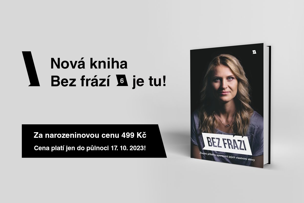 Máme narozeniny a vydáváme knihu!  
A tím nejkrásnějším dárkem pro nás bude, když si ji pořídíte.  
Po dobu 48 hodin si můžete novou, šestou knihu Bez frází zakoupit za narozeninovou speciální cenu 499 Kč. Ušetříte tak 200 Kč oproti klasické ceně.
👉bit.ly/BezFrazi6