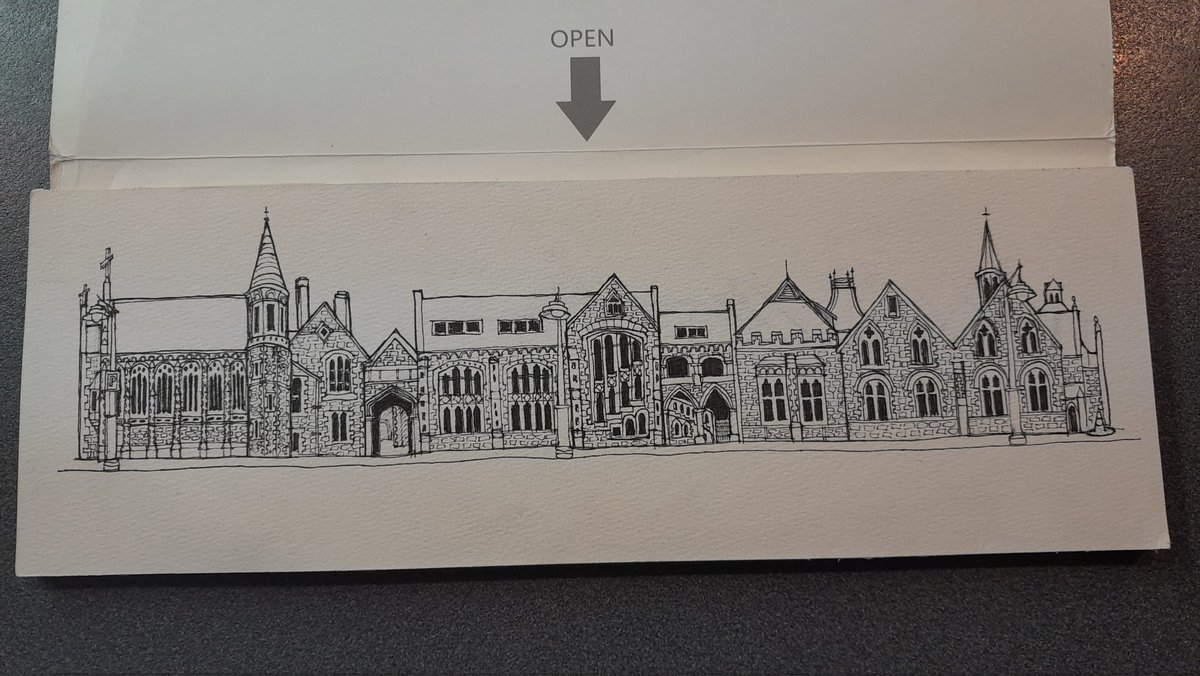 cycletricks's tweet photo. Been a bit quiet on here. Here's the south elevation of the Christchurch Arts Centre. #art #Outatahi #Christchurch #drawing #architecture #neogothic https://t.co/4RNICJZJb3