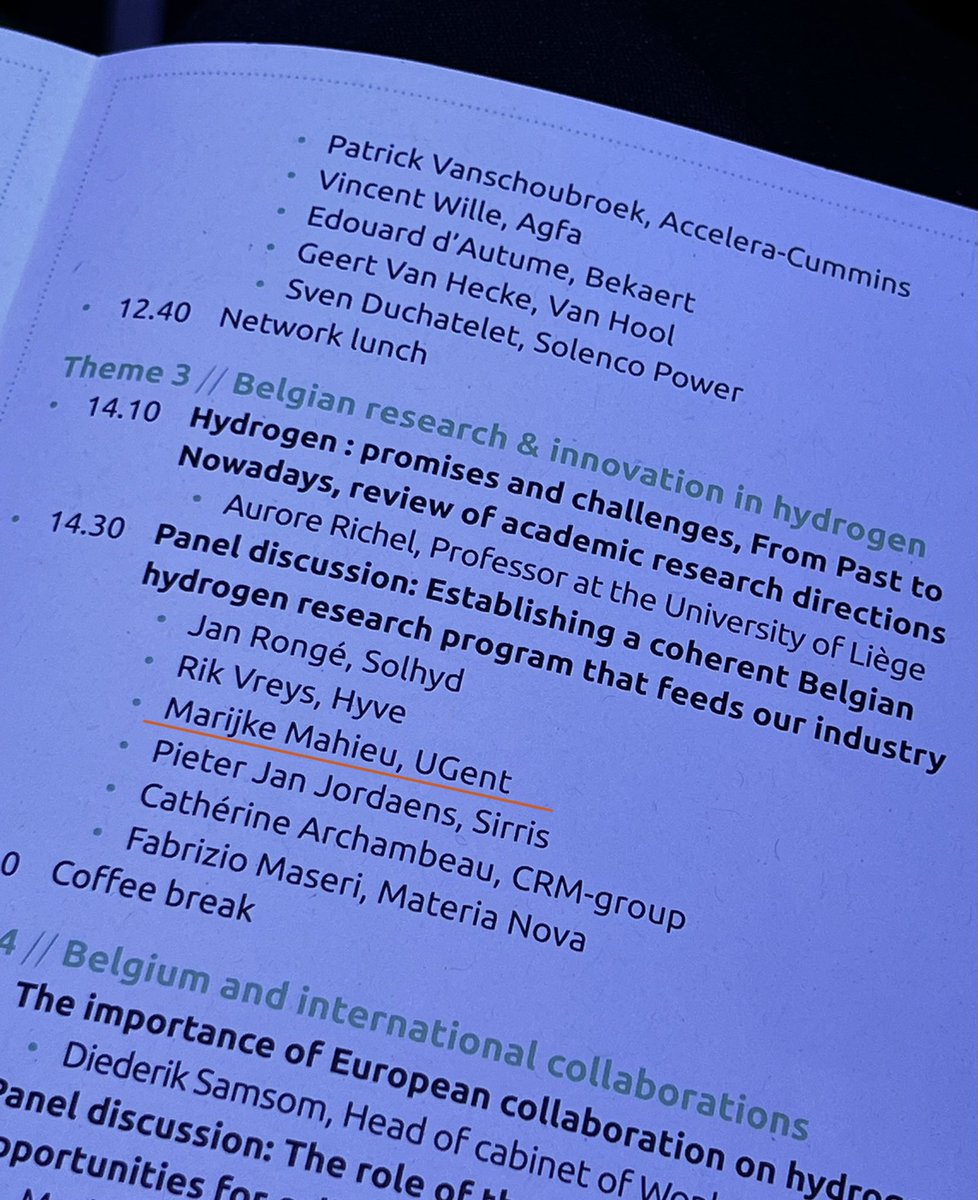 Our @BEHyFE coordinator is representing our Belgian #academic knowledge institutes & partners during the R&D panel at the #BelgianHydrogenCouncil conference today, advocating for more structural collaboration between academia, policymakers & industry in #hydrogenresearch