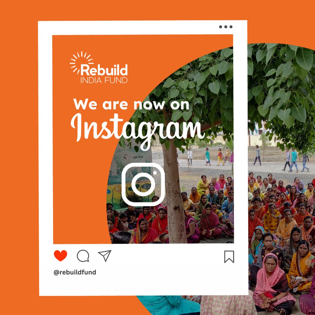 🌟Rebuild India Fund is now live on Instagram.

Follow us here: instagram.com/rebuildfund?ig…