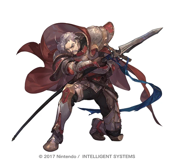 『ファイアーエムブレム ヒーローズ』さんにて、『マイセン』さんを描かせていただきました～!傷を負っても戦う意思は消えてない…というような雰囲気に描けたかなと、特に負傷イラストお気に入りです!#FEヒーローズ #FEH 