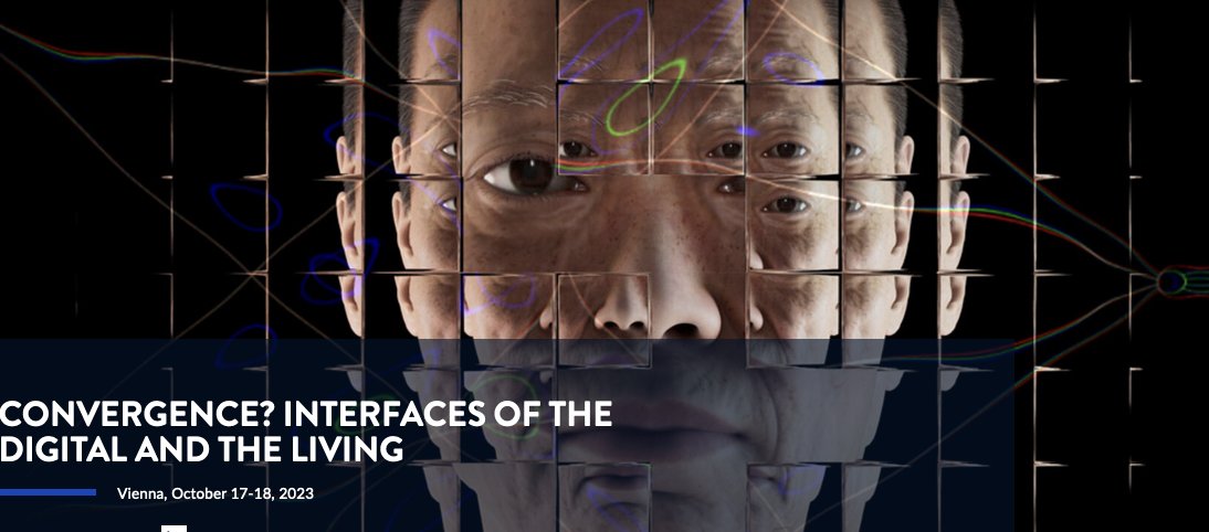 Tomorrow: 'Living the future: How biomedical technology and AI may change society and humanity' at #Convergence Conference's evening event - register here and join us tomorrow at @oeaw oeaw.ac.at/convergence202…