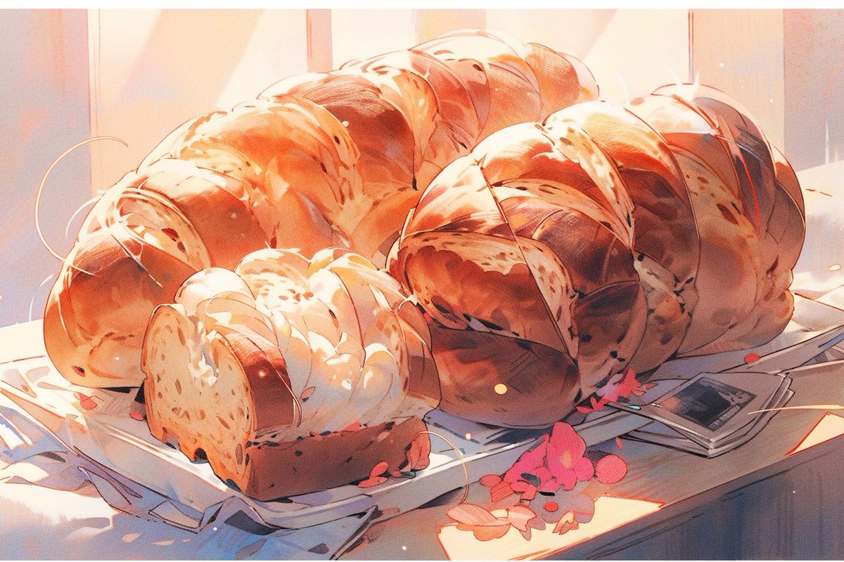 ToomooIArt's tweet image. From crispy French baguettes to soft Indian naan, every country has its own variety of bread, reflecting the diversity of our world.
Happy #WorldBreadDay! Today, let's honor this staple of our diet and share our love for bread in all its forms.
#Gastronomy #aiartcommunity #art