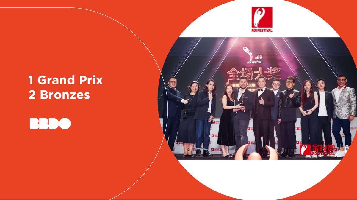 A big congrats！We securing a grand prix for their exceptional work, 'The Harbin Sit-Pack.' and bronze 'Pepsi With Meal 2022 Creative Platform' and 'Absolutely Necessary For You, But We Hope You Never Need Them,' for Didi at the 16th ROI Festival.