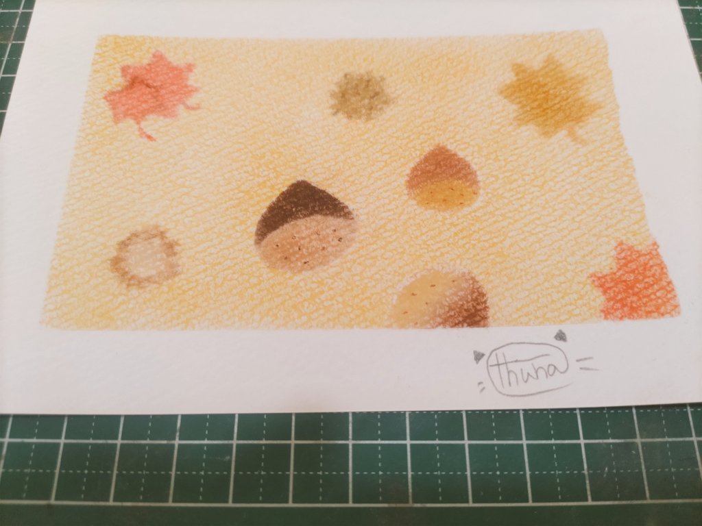 atonyan27's tweet photo. 栗🌰と紅葉🍁 https://t.co/jANuAgh1YN