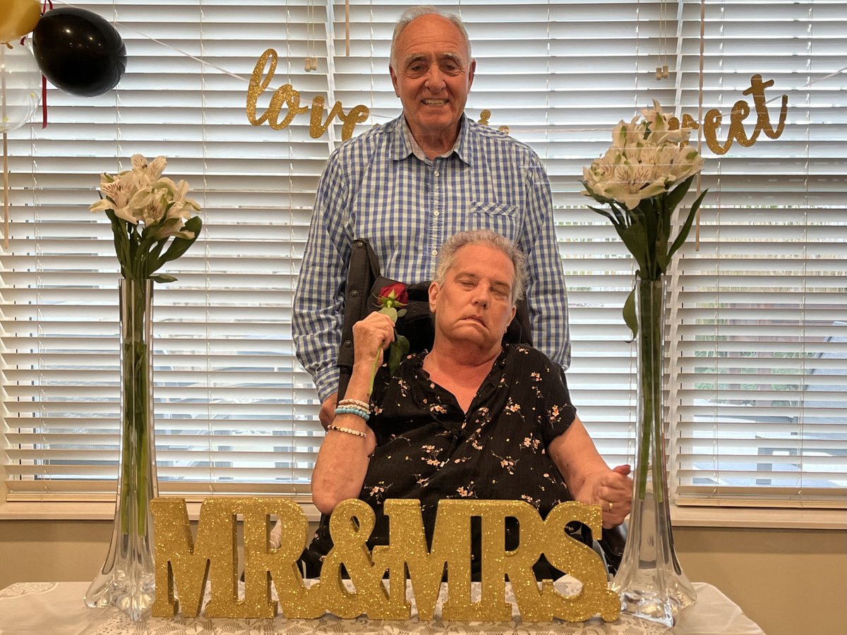 GatewaySprings's tweet photo. On Saturday, our sweet residents said I Do, AGAIN! 1️⃣0️⃣🩷1️⃣4️⃣🤍1️⃣9️⃣7️⃣8️⃣ 💍 
They choose each other and will choose one another over and over again, without pause, without a doubt, IN A HEARTBEAT 💗 #weddingbells #love #happyanniversary #foreverandever https://t.co/Qww1mJ3KA6