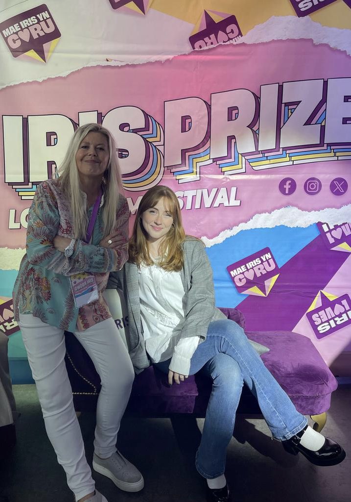 Had a gorgeous time in Cardiff for <a href="/irisprize/">Iris Prize LGBTQ+ Film Festival</a> this weekend. What an honour and a joy to see Stone amongst such a wonderful selection of shorts for Best of British 
🩵🩷🤍🩷🩵