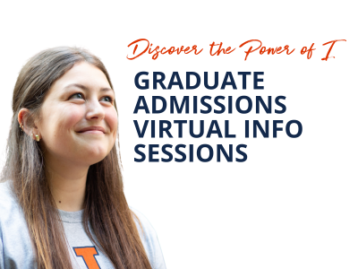 Interested in the ChBE Illinois graduate program? Join a virtual info session to find out about crafting a successful application, the admission process, and why Illinois could be the right fit for you! Sessions on Oct 18, Oct 26 and Nov 15. Learn more at bit.ly/3Q0XgS8