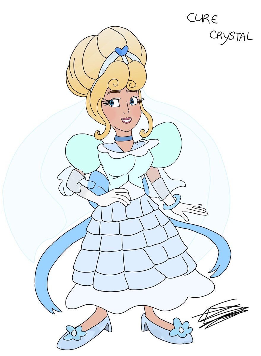 « The star that shine at the twelves strikes of midnight… »

« Cure Crystal ! »

#crossover #precure #prettycure #Disney #Disney100  #Disneyfanart #DisneyPrincesses #DisneyPrincess #Cinderella #DisneyCinderella