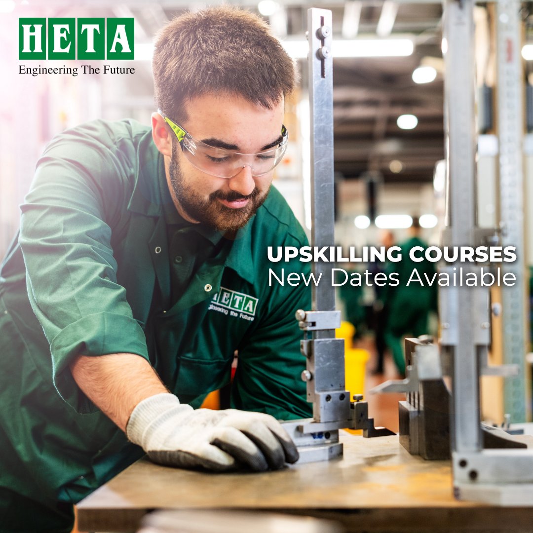 New dates are available on all of our most popular upskilling courses including Basic Electrical Maintenance, 18th Edition and Abrasive Wheels🛠️ Find suitable training, dates and locations in the click of a button using our interactive course calendar👇 heta.co.uk/course-calendar