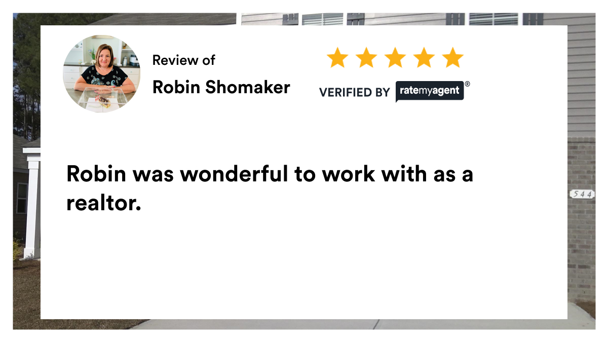 RobinSellsBeach's tweet photo. My latest RateMyAgent review in Horry County.
 117529
https://t.co/E6W1vS9OPm

...
#ratemyagent #realestate #aWise_Realtors_5★★★★★4 bed | 2 bath | 4 carLLC https://t.co/EVGDeyfrg5