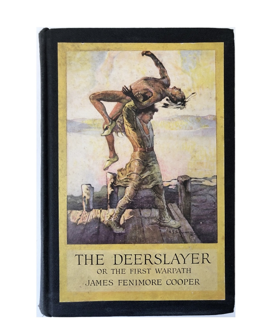 robinghvintage's tweet photo. #1920s The #Deerslayer or The First #Warpath ( #LeatherstockingTales #1) by #JamesFenimoreCooper #Illustrated by #LouisRhead #ClassicBook #americanlit #vintagebooks #coverart #NativeAmerican #goodreads --->>>  https://t.co/fG1oULMgq5 #eBay via @eBay https://t.co/cVcYCUVZo7