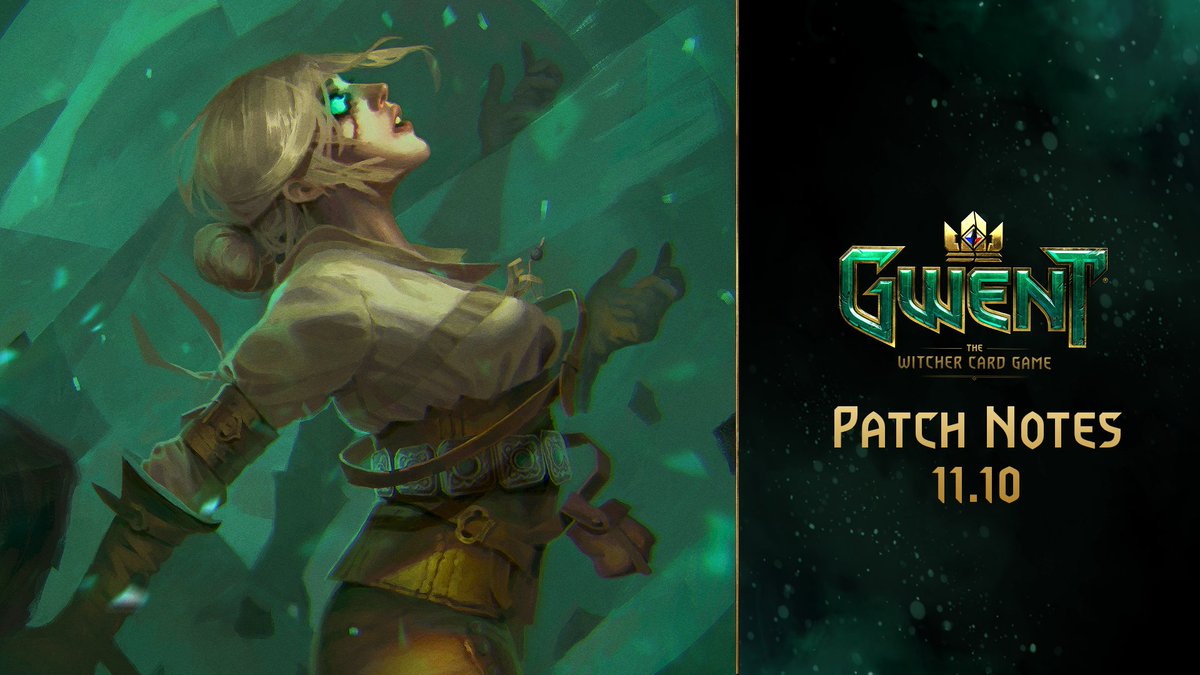 Tomorrow we implement the final card changes by the developers, so let us introduce you to the Balance Council, a tool for players to vote on card changes.

Molegion and Ryan explain everything: youtu.be/qMxDjGoKtQ4

Full Patch Notes: playgwent.com/en/news/49288
