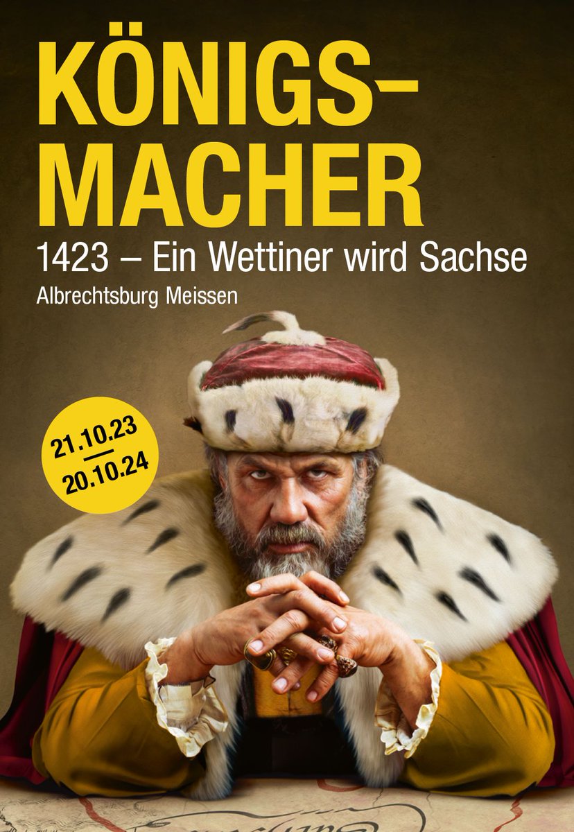 Schloesserland's tweet photo. Geschichte, Machtspiele und Sorgen der Untertanen. Nein, nicht "Game of Thrones", sondern "#Königsmacher. 1423 - Ein Wettiner wird Sachse" 🏰 ⚔️ Ab morgen in den gotischen Gewölben der #Albrechtsburg zu erleben 👇

#SchlösserlandSachsen #Ausstellung 

https://t.co/bDxRlH97ZI https://t.co/6vRrITk47H