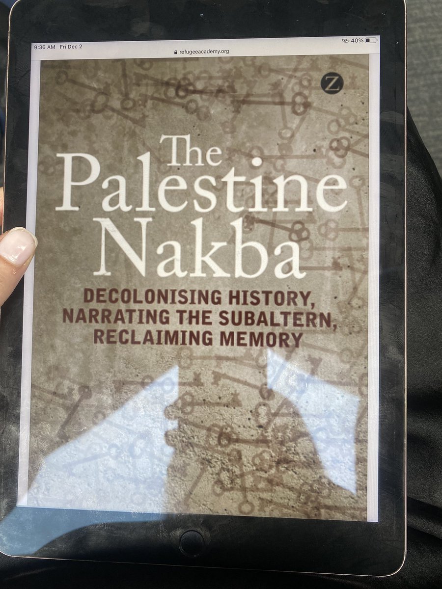 If you are looking to read books on Palestine that debunk every Israeli myth and instead presents Palestinian history from the mouth of Palestinians themselves, there are two excellent books. 🇵🇸