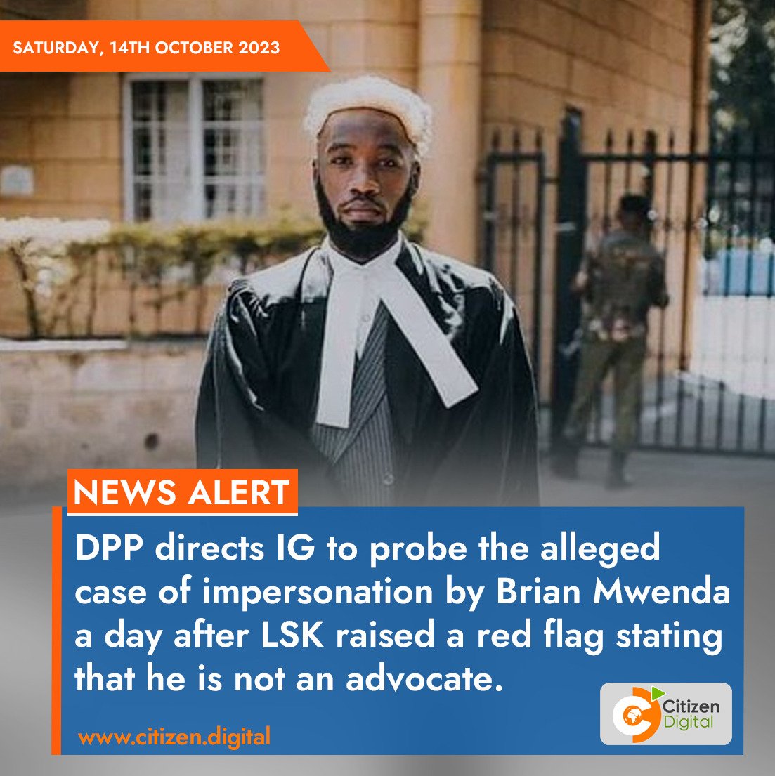 Kuimashaah's tweet photo. @LawSocietyofKe Dpp has directed IG to probe the alkeged case of impersonation by Brian Mwenda as an advocate.
The crackdown by LSK will ensure to quack lawyers like Brian are held accountable for their actions
#LSKDelivers
Fake Lawyers Crackdown https://t.co/5cV4HTh4AF