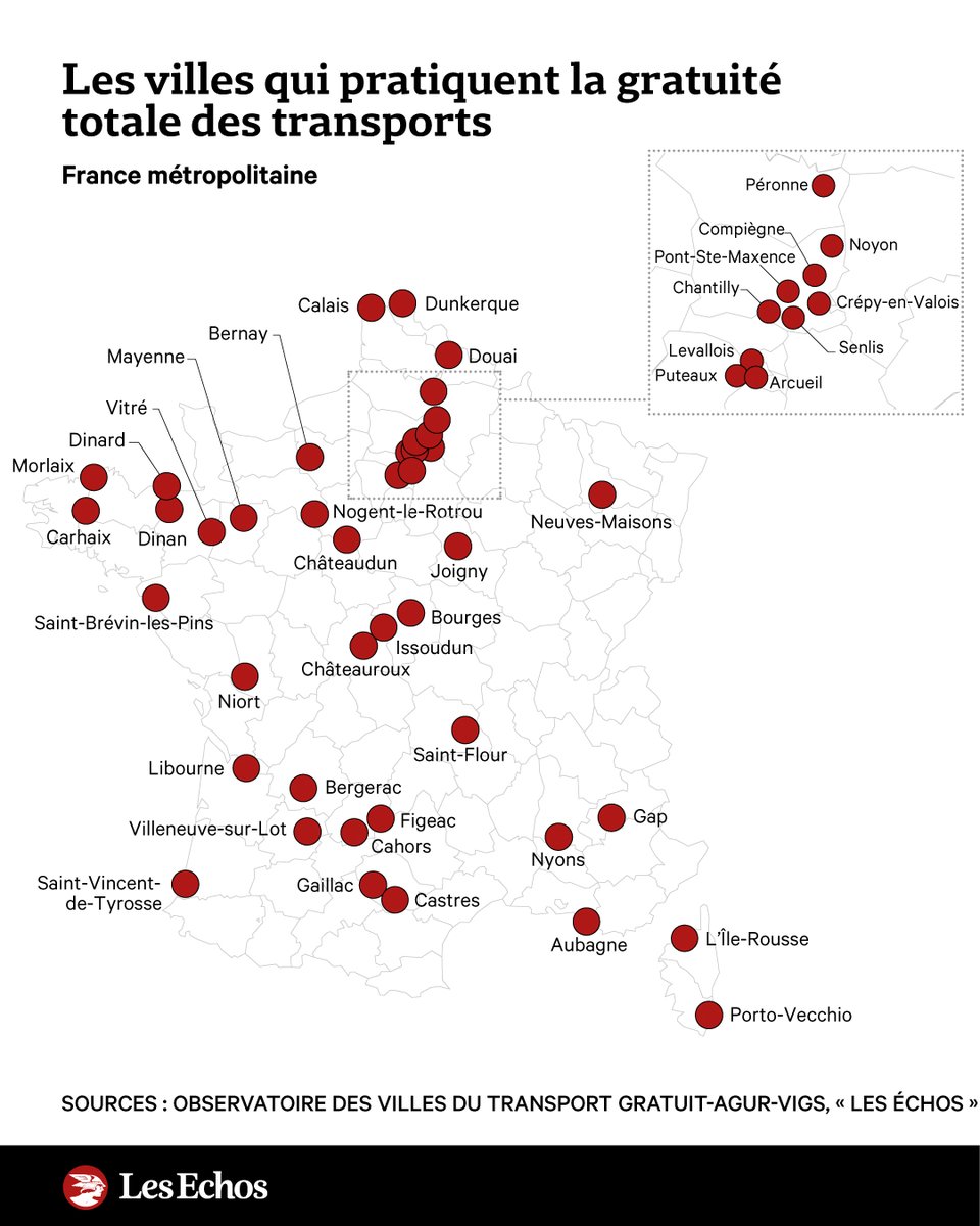 La gratuité des transports en commun progresse à pas comptés dans les territoires ➡️ trib.al/U31IWci