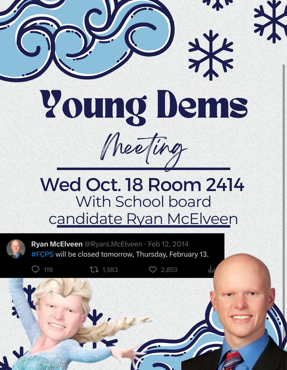 Come meet former School Board member <a href="/RyanLMcElveen/">Ryan McElveen</a> who is running AGAIN for the School Board in November!

Learn about service opportunities, enjoy snacks, and meet the legend himself!