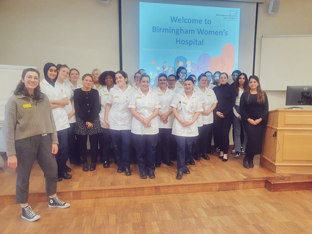 A warm welcome to our Student Midwives today 😊
 <a href="/BWC_NHS/">BWC NHS Trust</a>