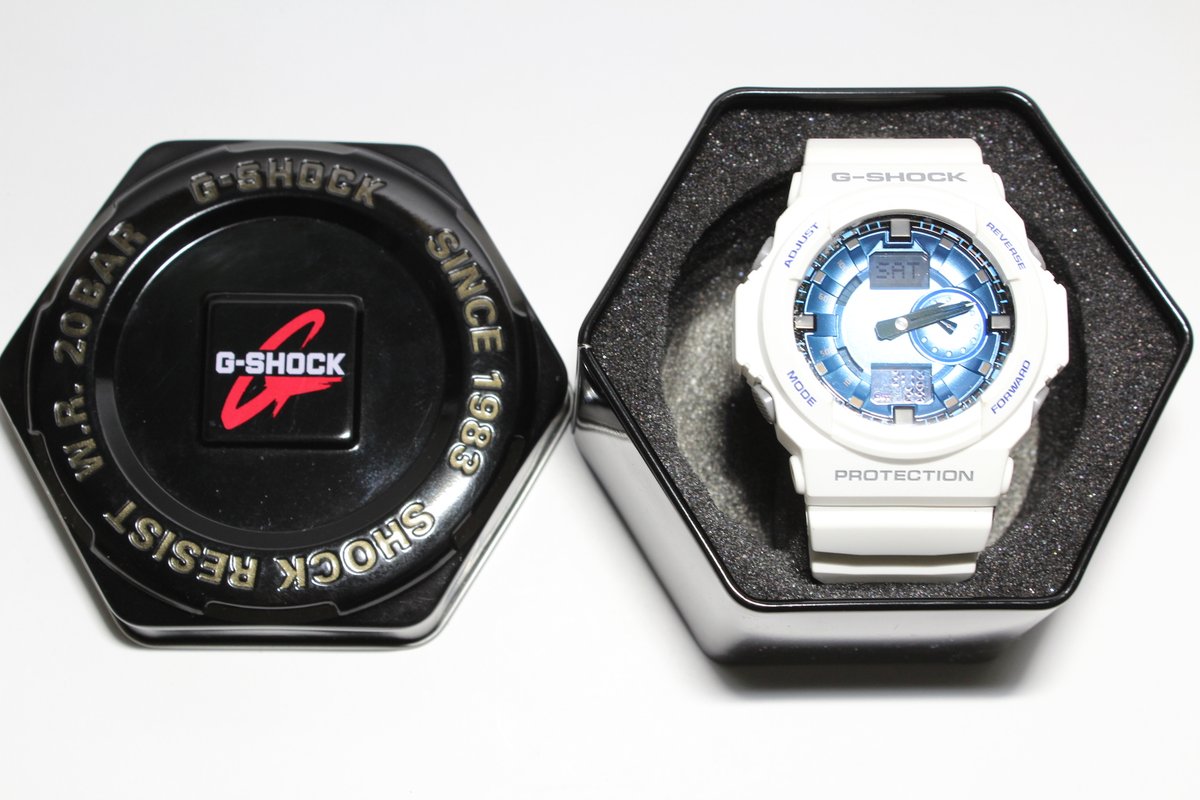 GshockTkhs's tweet photo. For sale now CASIO G-SHOCK GA-150MF Blue Metallic Dial vintage watch https://t.co/V9W2UQ9Piv #GA150 #MetallicDial https://t.co/eL1WdIZr6s