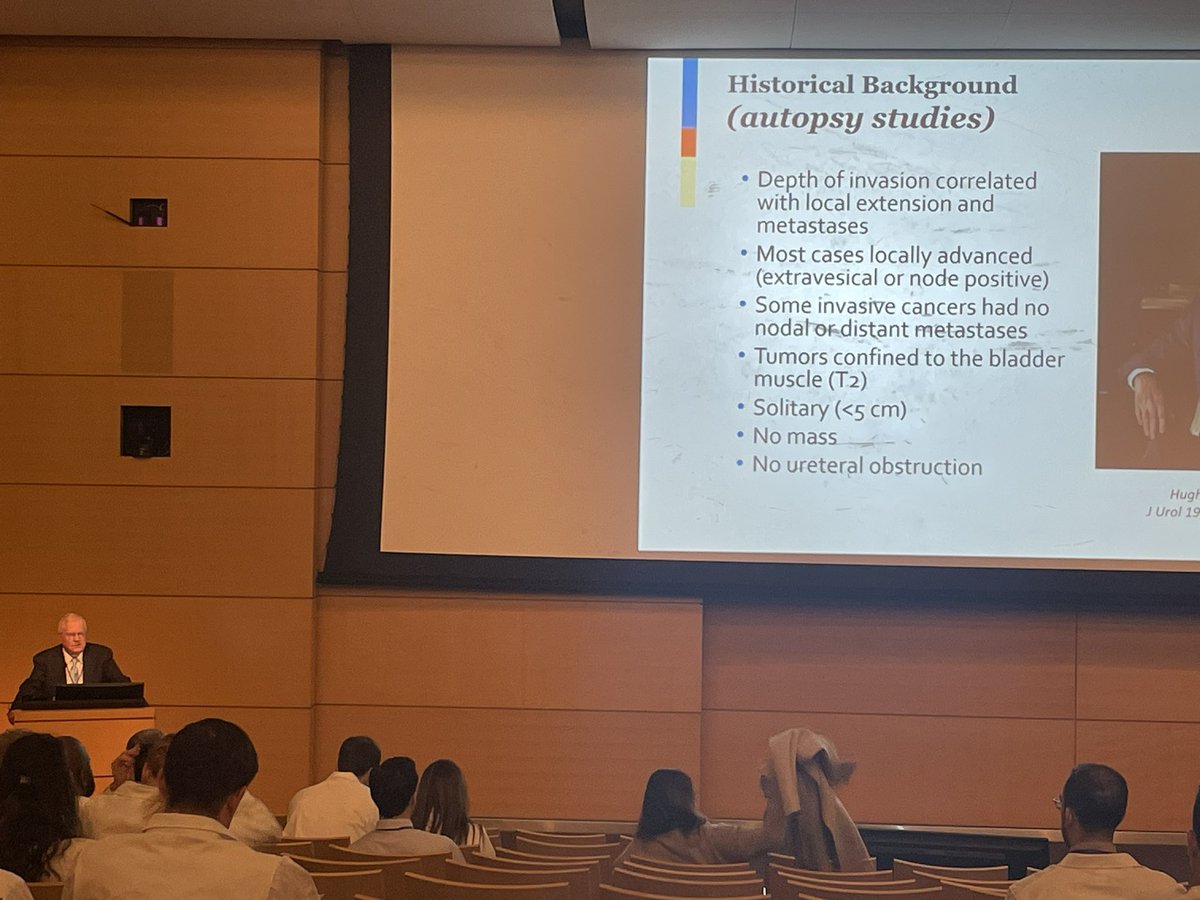 Congratulations to our very own Dr Harry Herr on giving Department of Surgery Grand Rounds on: “Neoadjuvant Chemotherapy and Bladder Sparing Surgery for Muscle Invasive Bladder Cancer”