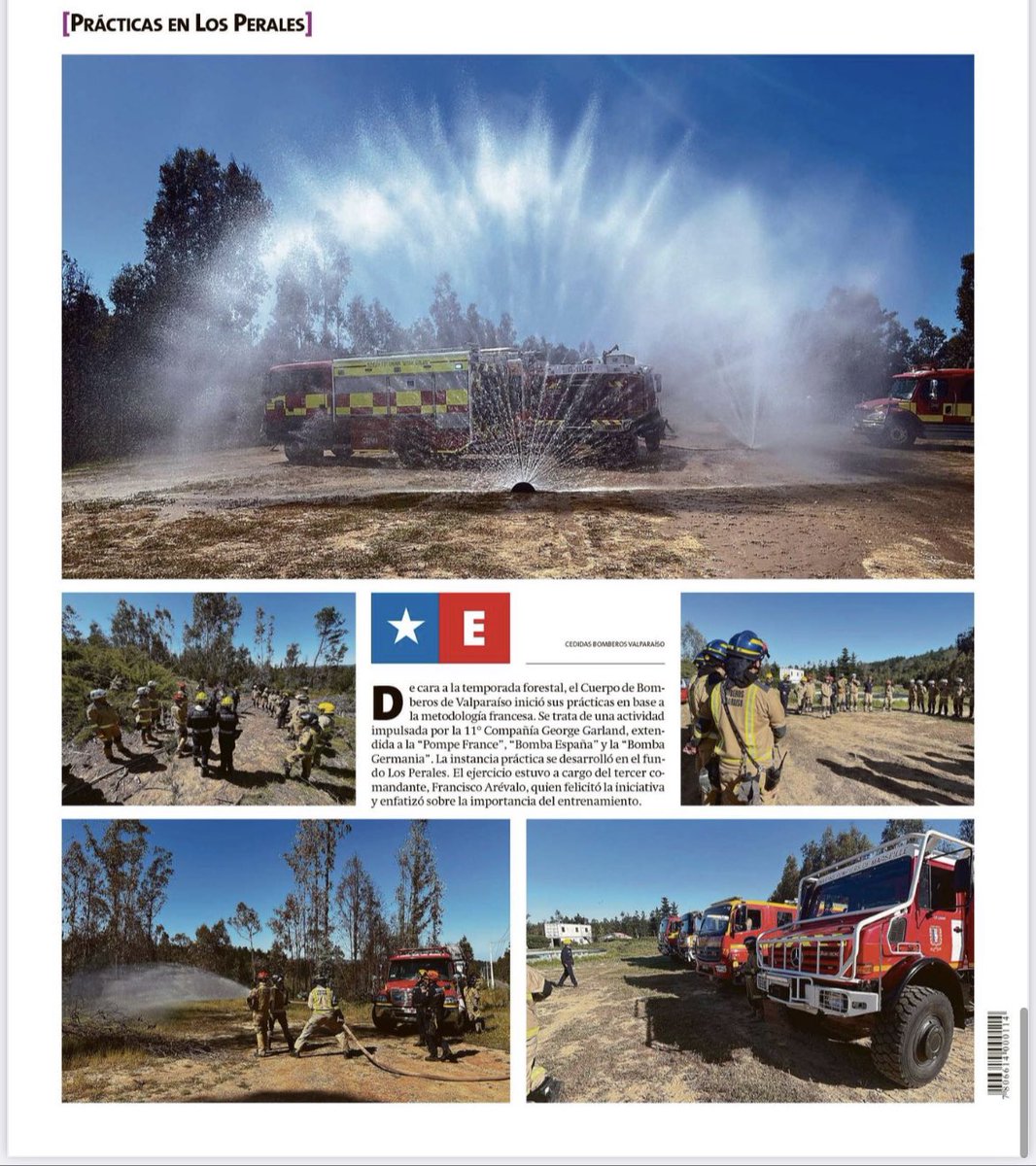Hoy en La Estrella de Valparaíso algunas de las imágenes que dejaron las prácticas forestales de este fin de semana. ¡Nos preparamos para afrontar la temporada de incendios de la manera más eficiente!