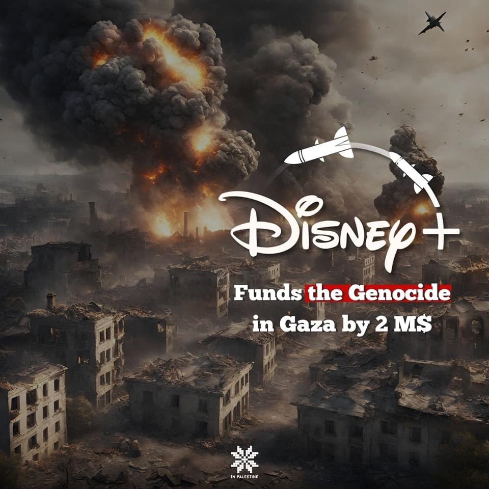 griff0220's tweet photo. The Walt Disney Company donated 2 million dollars to Israeli organizations. #IsraelGazaWar #غزة_الآن #Springboks #IsrealPalestineconflict https://t.co/yp8SsBV0gt