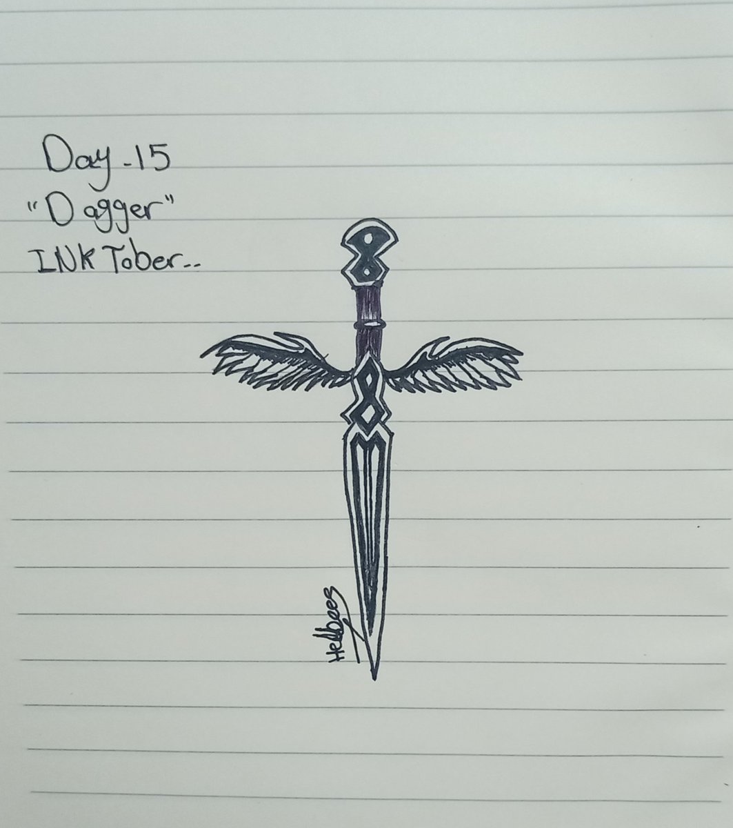 HelbeesN's tweet photo. Day 15
"Dagger"
Inktober..
#inktober2023day15 #inktober2023 #Inktober #inktober2023dagger #inktoberDay15 #inktoberdagger #day15 #DAGGER https://t.co/PjmglIUvUc