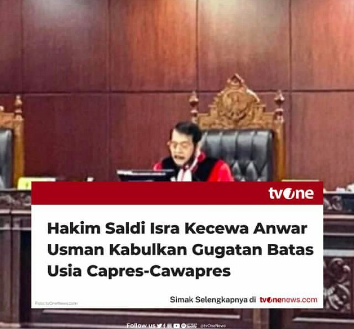 NenkMonica's tweet photo. Putusan MK @officialMKRI sdh bersipat Final dan Mengikat.
Tentunya kita hrs mengantisipasi bila nanti hasil Pemilu nasibnya kembali hrs berujung di Palu Ketua MK.
Utk menjaga Netralitas dan Rasa Keadilan sebaiknya Ketua MK Anwar Usman mundur sebelum Pemilu.
Yg Setuju RTL ! https://t.co/4K4R7D626V
