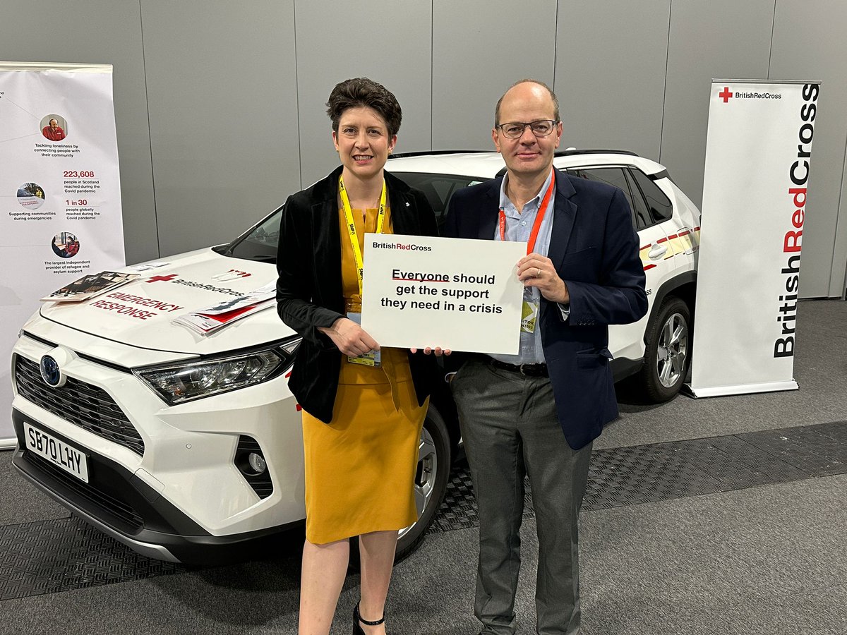 Red Cross Scotland (@redcrossscot) on Twitter photo Wonderful meeting <a href="/alisonthewliss/">Alison Thewliss</a> at our stand today to discuss the refugee services work we carry out across Scotland
#SNP23 Wonderful meeting <a href="/alisonthewliss/">Alison Thewliss</a> at our stand today to discuss the refugee services work we carry out across Scotland
#SNP23