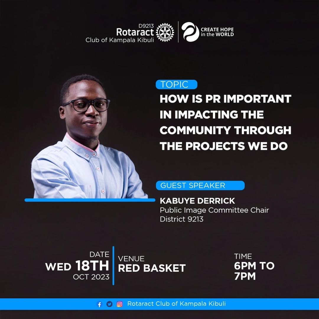 This Wednesday, sharing with @RotaractKibuli!