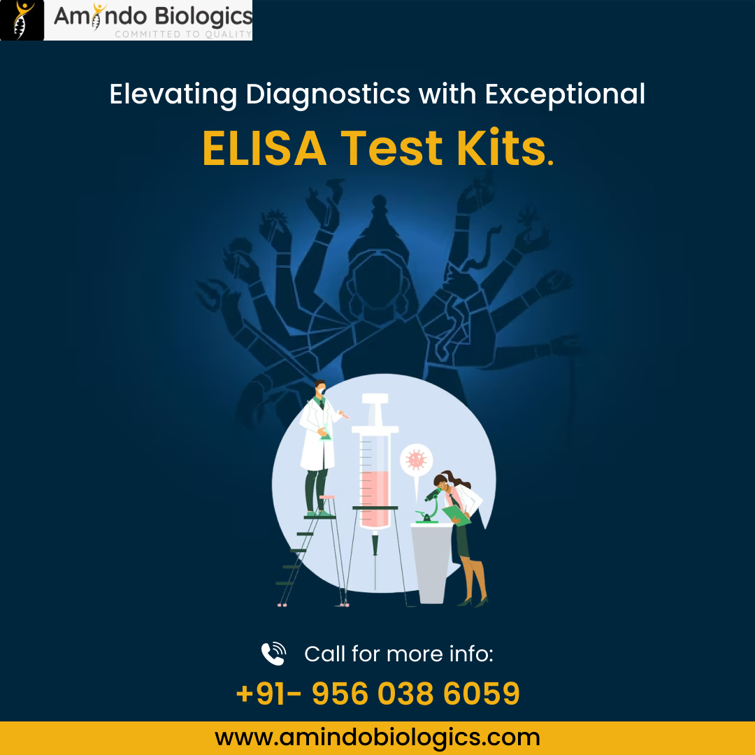 Amindo Biologics: Elevating Diagnostics with Exceptional ELISA Test Kits.

#AmindoBiologics #ELISATestKits #Diagnostics #Biotechnology #MedicalTesting #HealthcareSolutions #InnovationInDiagnostics #BiotechAdvancements #ELISATesting #MedicalResearch